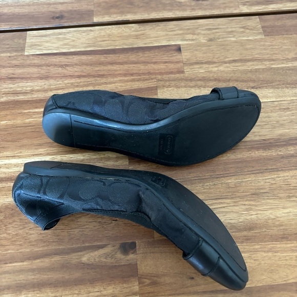 Coach Chelsey Ballet Flats shoes Leather Cap Round Toe size 6.5 - Picture 11 of 13